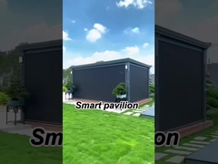 Patio Flipping Louver Pavillon Jardin Villa haut de gamme auvents en alliage d'aluminium Pavillon ombrage