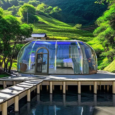 acheter Tente à dôme préfabriquée isolée imperméable à l'eau en polycarbonate transparent (PC) online manufacture