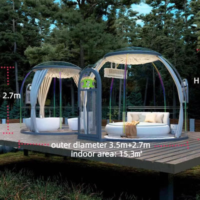 acheter Chambres doubles Maison à bulles pour jardin Tente à dôme clair Hôtel Tente à bulles Tente de camping extérieur online manufacture