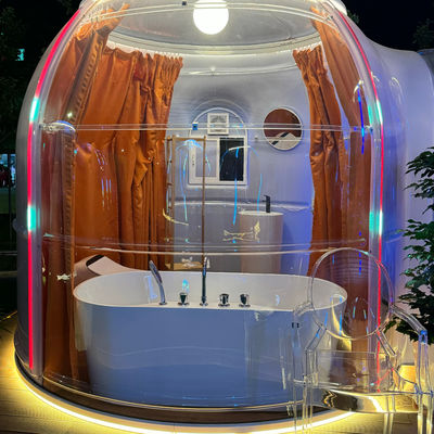 acheter Vente à chaud personnalisée transparente extérieure tente géodésique à dôme moderne maison à bulles design modulaire serres pour le divertissement online manufacture