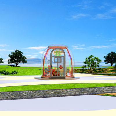 acheter Chambre gonflable à étoiles en extérieur Glamping Transparent PC Tente de dôme Chambre à bulles Conception géodésique online manufacture