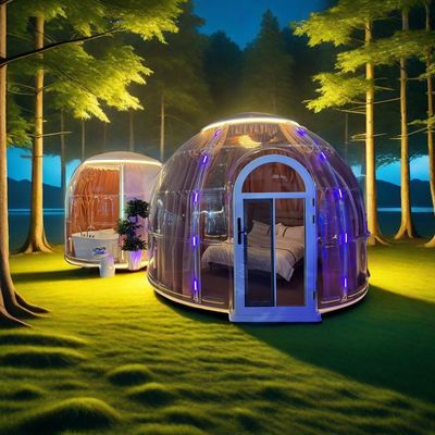 acheter Événement de camping en plein air maisons préfabriquées dîner en verre fête maison à bulles dôme tentes igloo online manufacture