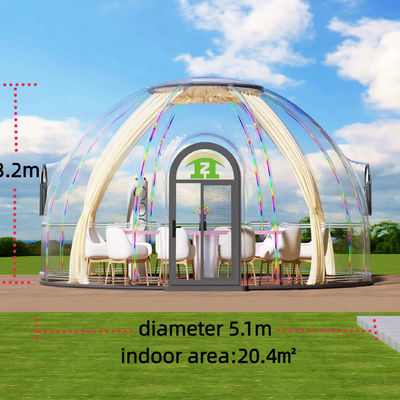 acheter Design de mode Bubble Dome Maison d'événement Tente de fête Tente Pc Dome Hôtel Tente de dôme en polycarbonate online manufacture