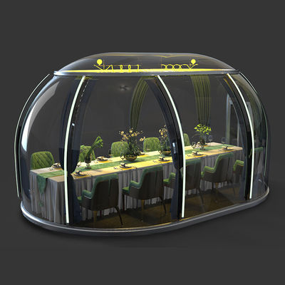 acheter Camping en plein air Famille d'accueil Structure en acier Tente sphérique Maison avec salle à bulles transparente Et salle à dôme online manufacture