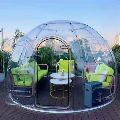 acheter Hôtel PC Sheet Full 360 degrés Isolation acoustique Rétardant la flamme Tente à dôme maison à bulles pour les événements en plein air online manufacture