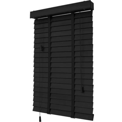 acheter Rideaux de design contemporain pour le bureau, le salon, le studio, l'ascenseur électrique, les stores en bois massif noir, les rideaux légers, les rideaux, l'ombre online manufacture