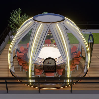acheter Camping en plein air Hébergement en famille Isolement contre le vent Salle PC Hôtel Catering Salle à bulles Tente transparente online manufacture