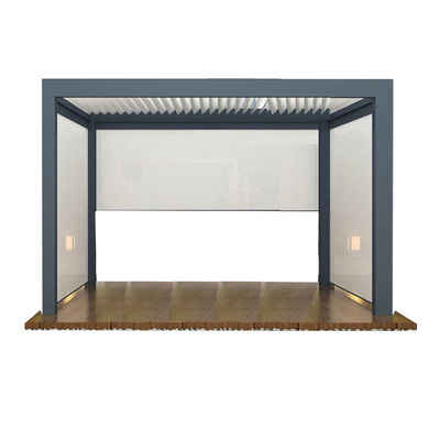 acheter Tente électrique en alliage d'aluminium Hôtel extérieur Villa jardin de loisirs Pavillon Smart louver pavillon Chambre solaire online manufacture