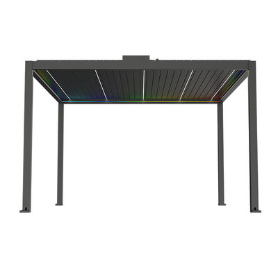 acheter Alloy d'aluminium électrique Louvre incliné pavillon patio extérieur Pavillon de jardinage online manufacture