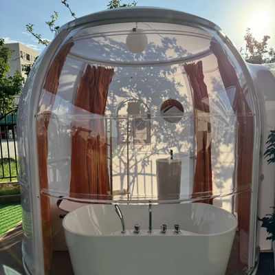 Vente à chaud maison à bulles polycarbonate transparente tente à bulles dôme salle de PC pour hôtel