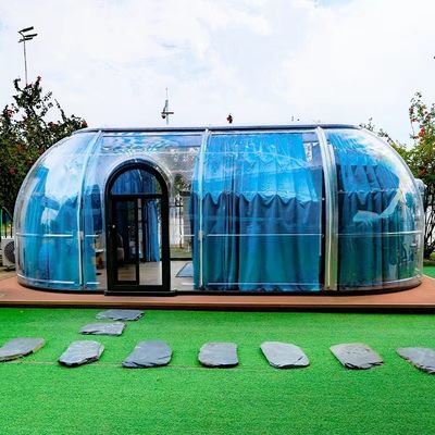 Vente à chaud Nouveau design PC Dome Hôtel Polycarbonate Dome Tente modulaire maison préfabriquée Dome Pour les stations balnéaires