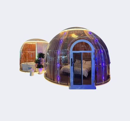 Chambre à bulles transparente de haute qualité Hôtel de luxe dôme de polycarbonate dôme maison pour logement de camping