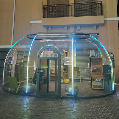 Tente à bulles polycarbonate en forme de dôme transparent personnalisable