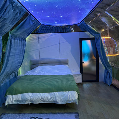 Diy Bubble Tent Ovale Extendue à l'infini Polycarbonate Dome maison pour Glamping Hôtel avec salle de bain Dome chambre Tente Igloo