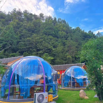 Tente à dôme de bulle transparente pour la salle à manger