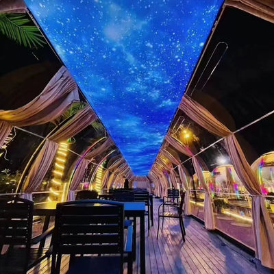 Hôtel transparent à l'extérieur du globe Tente bubble dome claire Igloo Salle PC Dome