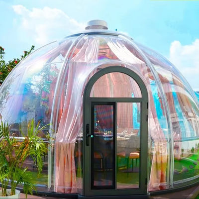 Nouveau restaurant à vendre à chaud maison PC transparent préfabriqué Glamping Bubble Dome maisons tente