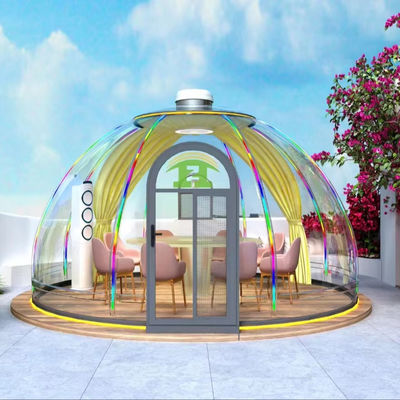 Maison de jardin de luxe Maison à dôme Maison à bulles transparentes Maison à dôme en polycarbonate