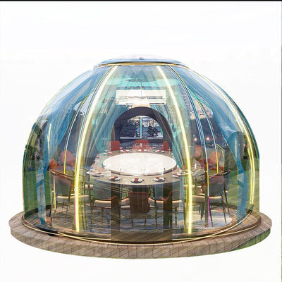 Maison Hôtel de camping transparent Dôme préfabriqué pour camping Maison à bulles
