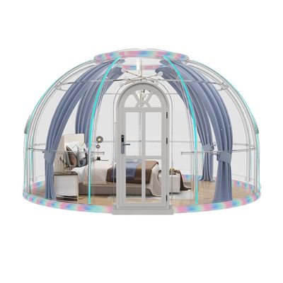 Chambre à bulles transparente PC Hôtel Chambre solaire Café Transparent pour une famille romantique