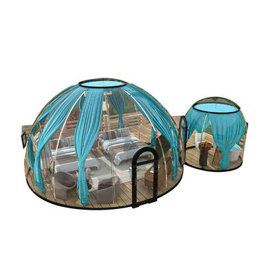 Tente de repos de parc transparente imperméable à l'eau nuit stargazing PC matériel salle à bulles salle étoilée