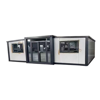 Boîte pliante à double aile chambre mobile peut être pliable conteneur de vie salle d'expansion étalonner salle de boîte d'emballage aile