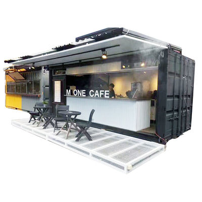 Container Café Convertit Container Shop Container de rue commerciale pour le supermarché