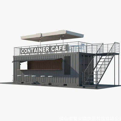 Container Salle mobile mobile à assemblage rapide Maison de conteneurs Logement résidentiel temporaire Rue commerciale Villa