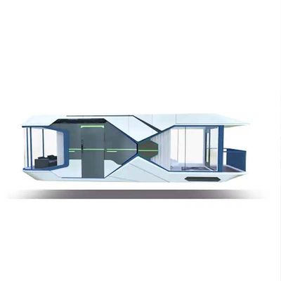 L'espace Aluminium Touriste Famille d'accueil Capsule de l'espace Maison mobile Apple Barn Hôtel Camping Smart Office Vue