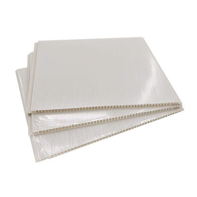 Le plafond en plastique est soulevé avec des bandes de fixation en PVC pour un design contemporain