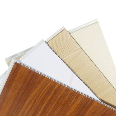 Matériau de plafond de panneaux muraux en PVC, étoffe en pierre, panneau plastique pour hôtel