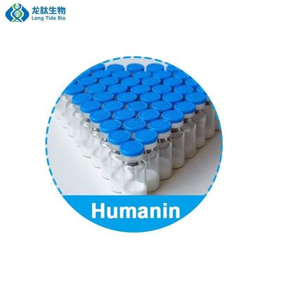 Pureté 99% Vente à chaud Humanine 10 mg Peptide poudre lyophilisée en flacons personnalisés